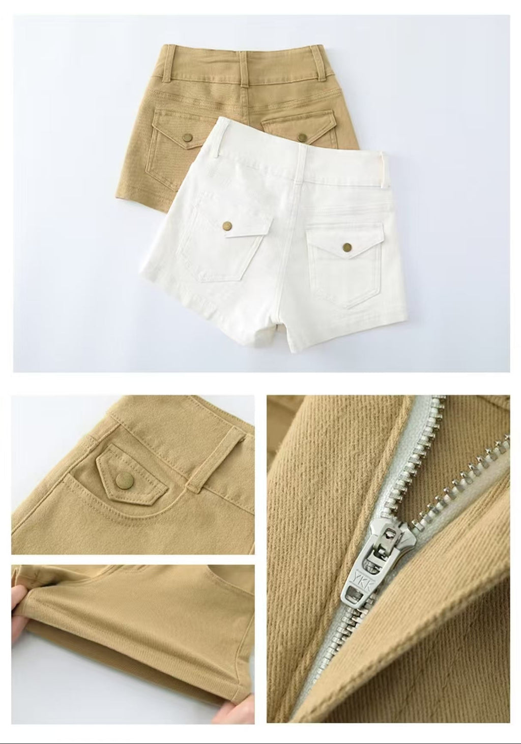 Pocket detail and zipper close-up