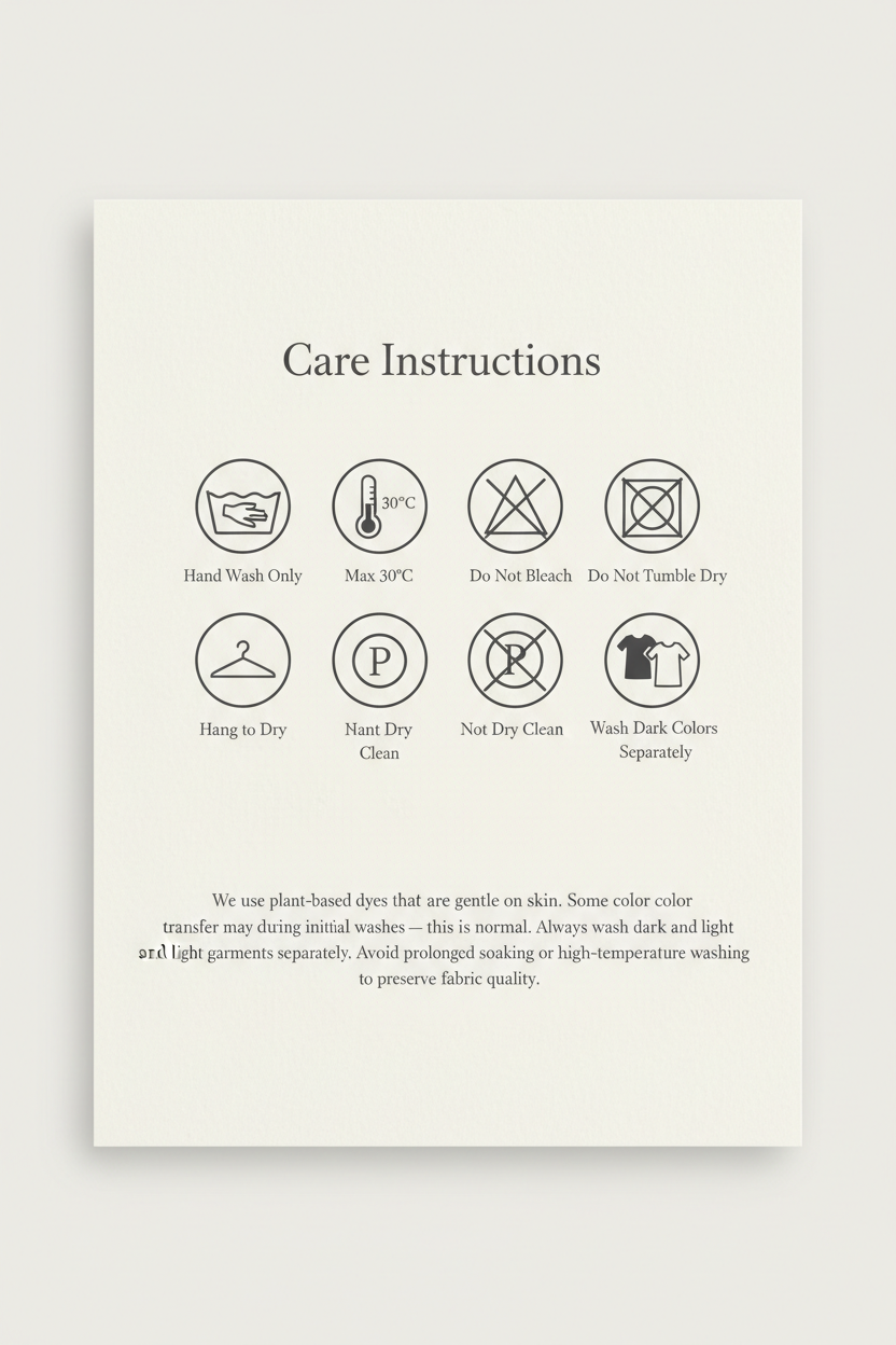 Care Instructions