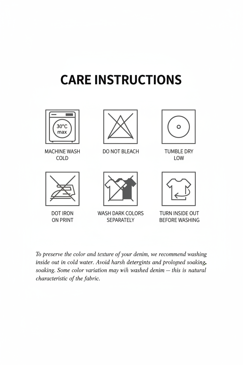 Denim Care Instructions